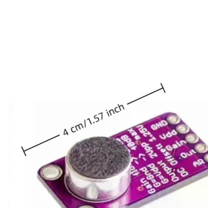 Diy Audio Electronics Kit - Placa amplificadora de microfone MAX4466 com