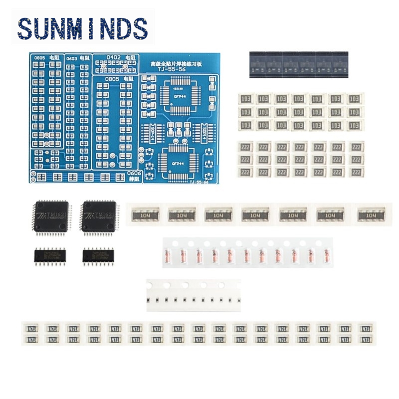 1 pçs smt smd componente placa - Diy Electronics Learning Kit avaliação e preço