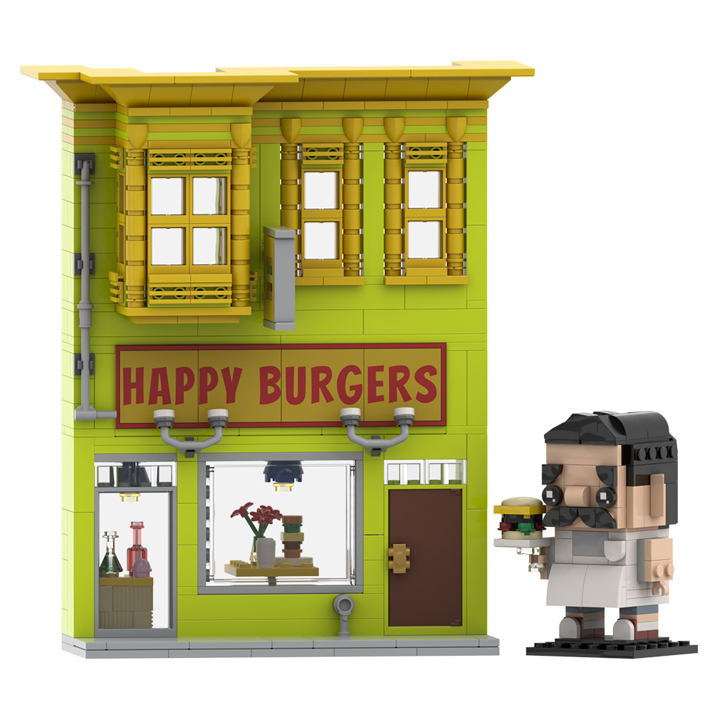 Gobricks MOC Bobs Burgers Bloc - Diy Electronics Shop avaliação e preço