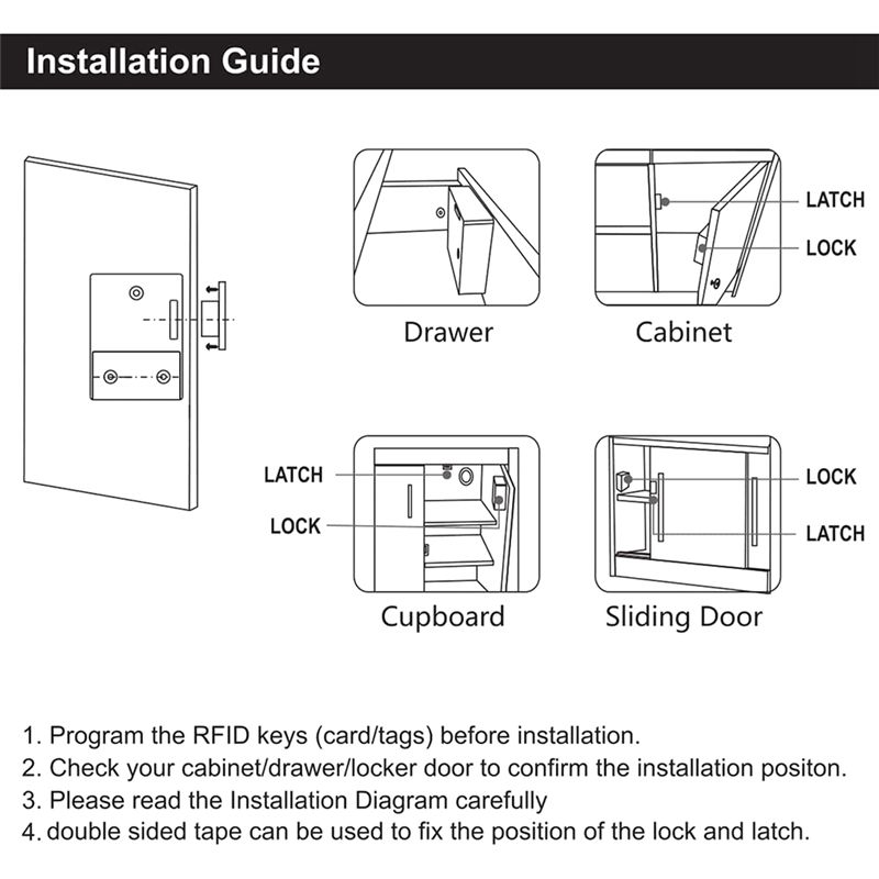 Fechadura Eletrônica RFID A98Z - Diy Electronics Cabinet avaliação e preço
