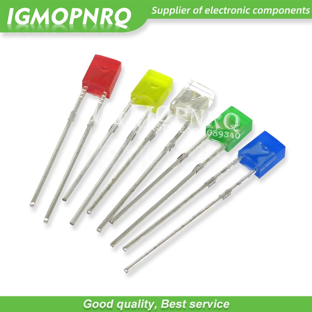 100 peças 2x3x4 2x5x7 led quad - Diy Electronics Project Kit avaliação e preço